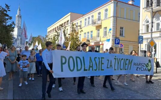 Manifestacja pro-life w Białymstoku. Przeszedł 12. Podlaski Marsz dla Życia