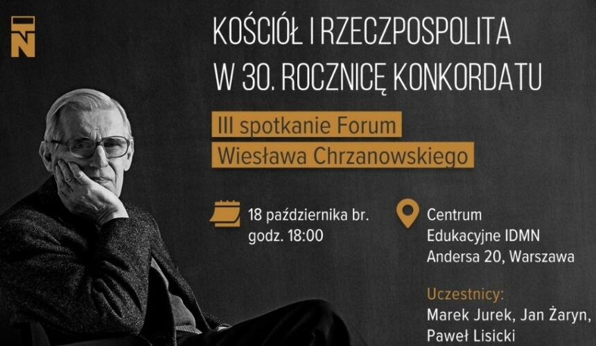 "Kościół i Rzeczpospolita – w 30. rocznicę konkordatu". Debata