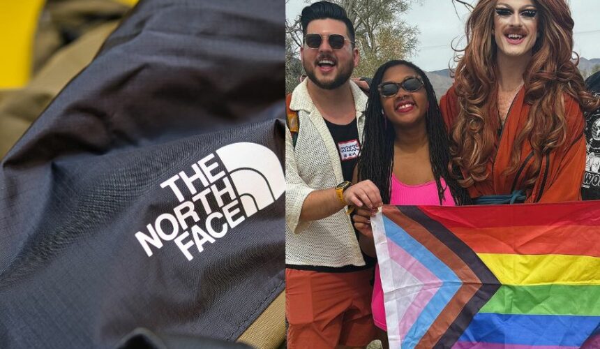 Obóz LGBT broni markę Northface