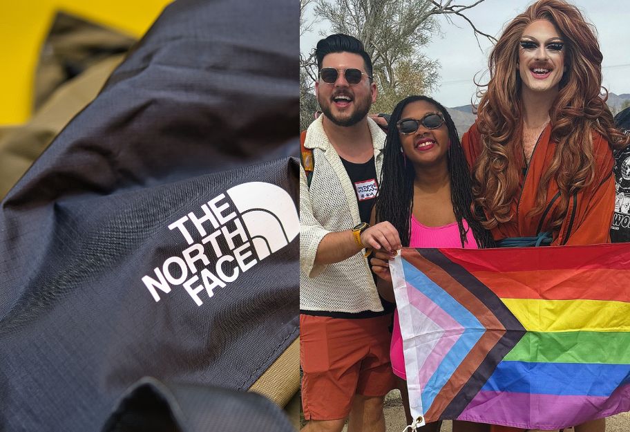 Obóz LGBT broni markę Northface