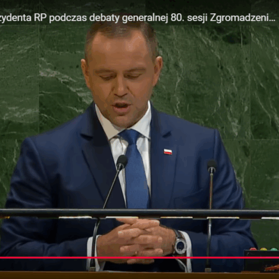 Prezydent Nawrocki na forum ONZ za ochroną ludzkiego życia od poczęcia