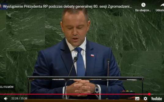 Prezydent Nawrocki na forum ONZ za ochroną ludzkiego życia od poczęcia