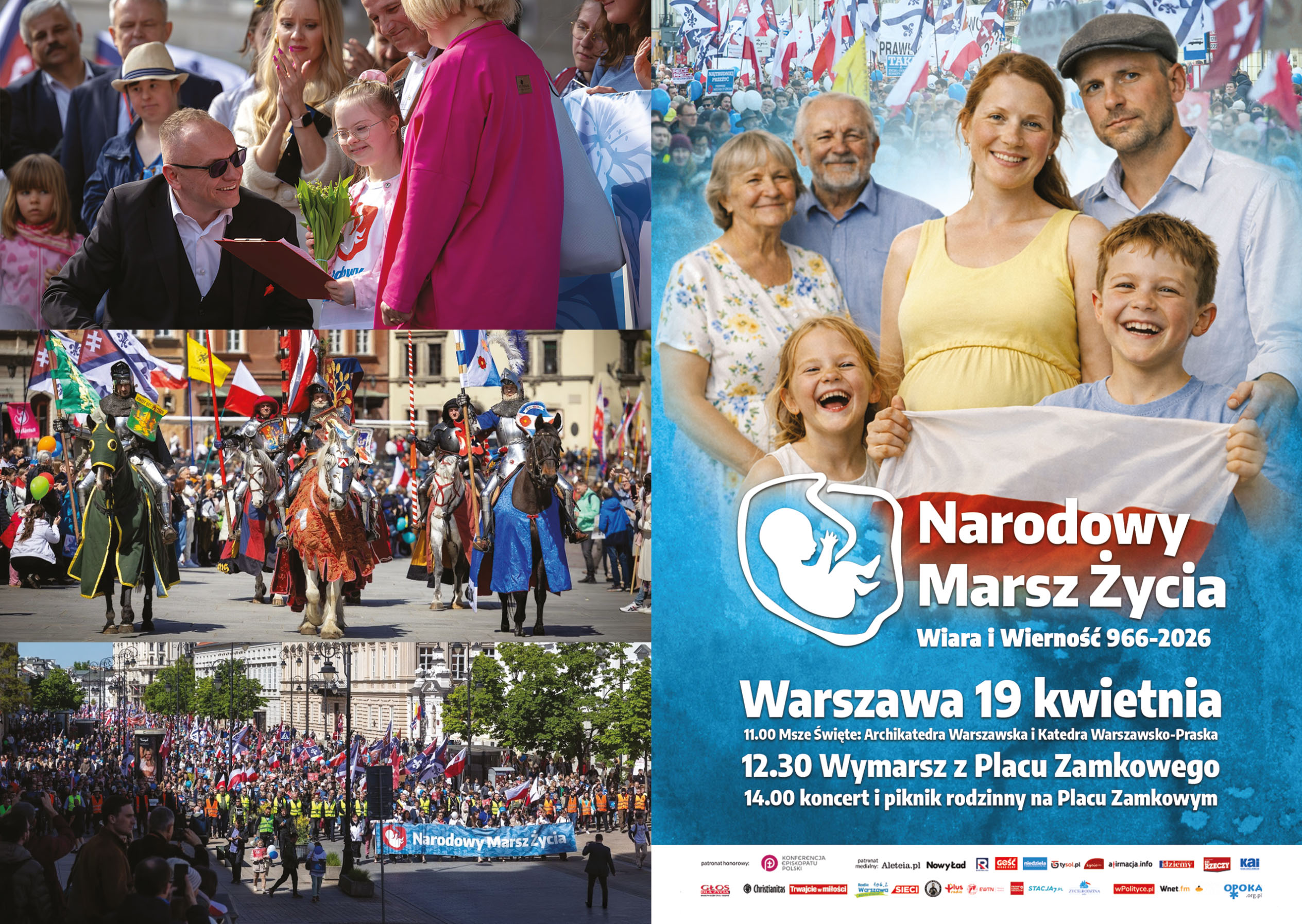 Narodowy Marsz Życia to pochód pierwszego stanu Rzeczypospolitej